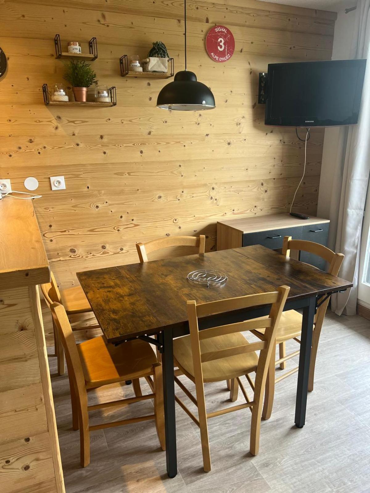 Appartement Pied Des Pistes-Alpe D'Huez-Les Bergers-1 Chambre-5 Personnes Dış mekan fotoğraf